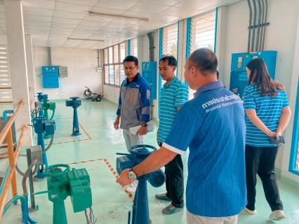 ไฟล์แนบ กปภ.สาขากุยบุรี ให้การต้อนรับผู้ช่วยผู้อำนวยการการประปาส่วนภูมิภาคเขต 3 พร้อมคณะกรรมการ ตรวจประเมินผลการดำเนินงานโครงการจัดการน้ำสะอาด Water Safety Plan : WSP ปี 2568 