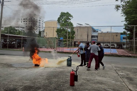 ไฟล์แนบ กปภ.เขต 1 จัดอบรมดับเพลิงขั้นต้นและการซ้อมอพยพหนีไฟ ประจำปี 2568