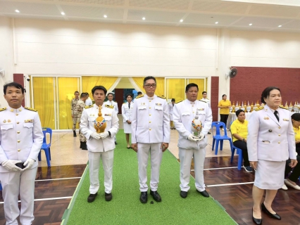 ไฟล์แนบ  กปภ.สาขาขลุง เข้าร่วมพิธีถวายเครื่องราชสักการะและวางพานพุ่ม พร้อมจุดเทียนถวายพระพรชัยมงคล เนื่องในโอกาสวันเฉลิมพระชนมพรรษา พระบาทสมเด็จพระเจ้าอยู่หัว 28 กรกฎาคม 2568