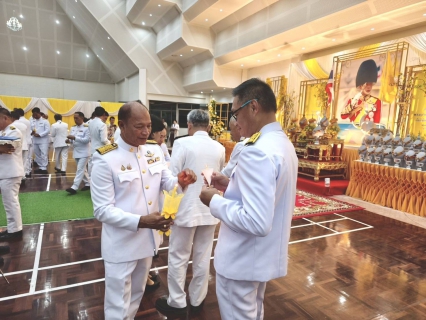 ไฟล์แนบ  กปภ.สาขาขลุง เข้าร่วมพิธีถวายเครื่องราชสักการะและวางพานพุ่ม พร้อมจุดเทียนถวายพระพรชัยมงคล เนื่องในโอกาสวันเฉลิมพระชนมพรรษา พระบาทสมเด็จพระเจ้าอยู่หัว 28 กรกฎาคม 2568