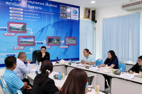 ไฟล์แนบ กปภ.สาขาสมุทรสาคร (พ) ให้การต้อนรับสำนักงานผู้ตรวจการแผ่นดิน ณ สถานีผลิตน้ำโพธาราม