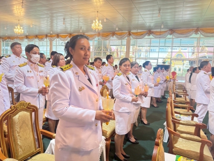 ไฟล์แนบ กปภ.สาขาสามพราน เข้าร่วมพิธีเจริญพระพุทธมนต์ถวายพระพรชัยมงคลแด่พระบาทสมเด็จพระเจ้าอยู่หัวและถวายเครื่องราชสักการะและวางพานพุ่มและพิธีจุดเทียนถวายพระพรชัยมงคล  เนื่องในโอกาสวันเฉลิมพระชนมพรรษา พระบาทสมเด็จพระเจ้าอยู่หัว 28 กรกฎาคม 2568