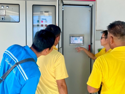 ไฟล์แนบ การประปาส่วนภูมิภาคสาขาเถิน เข้าศึกษาดูงานการดูแลรักษาระบบผลิตของ สถานีผลิตน้ำบ้านดง กปภ.สาขาลำปาง