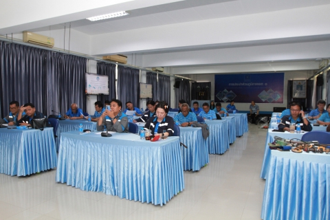 ไฟล์แนบ กปภ.ข.1 จัดการอบรมหลักสูตร ความปลอดภัยในการปฏิบัติงานเกี่ยวกับปั้นจั่นเหนือศีรษะ เพื่อเพิ่มความรู้ ความเข้าใจเกี่ยวกับแนวคิด หลักการ กฎหมาย วิธีการในการป้องกันและแก้ไขอุบัติเหตุในการทำงาน