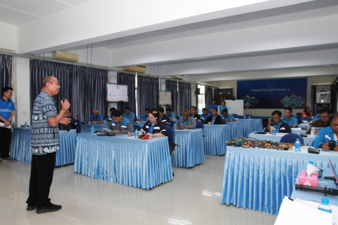 ไฟล์แนบ กปภ.ข.1 จัดการอบรมหลักสูตร ความปลอดภัยในการปฏิบัติงานเกี่ยวกับปั้นจั่นเหนือศีรษะ เพื่อเพิ่มความรู้ ความเข้าใจเกี่ยวกับแนวคิด หลักการ กฎหมาย วิธีการในการป้องกันและแก้ไขอุบัติเหตุในการทำงาน