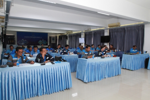 ไฟล์แนบ กปภ.ข.1 จัดการอบรมหลักสูตร ความปลอดภัยในการปฏิบัติงานเกี่ยวกับปั้นจั่นเหนือศีรษะ เพื่อเพิ่มความรู้ ความเข้าใจเกี่ยวกับแนวคิด หลักการ กฎหมาย วิธีการในการป้องกันและแก้ไขอุบัติเหตุในการทำงาน