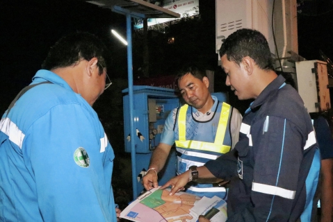 ไฟล์แนบ กปภ.สาขาสมุทรสาคร (พ) ลงพื้นที่ดำเนินการ Step Test ค้นหาท่อแตก-ท่อรั่ว บริเวณ DMA-18-คลองนา 2