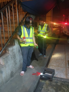 ไฟล์แนบ กปภ.สาขาท่ามะกาลงพื้นที่สำรวจหาท่อแตกท่อรั่ว