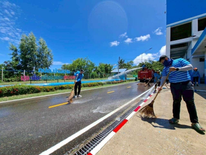 ไฟล์แนบ กปภ.สาขาบ้านฉาง จัดกิจกรรม "คน กปภ. Cleaning Day Mother's Day" เนื่องในวันแม่แห่งชาติ