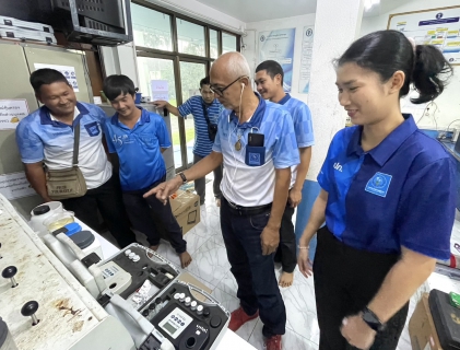 ไฟล์แนบ กปภ.สาขาขลุง จัดการอบรมหลักสูตรการผลิตและควบคุมคุณภาพน้ำ พร้อมเรียนรู้ระบบบริหารจัดการน้ำสูญเสีย กปภ. ตามโครงการ On The Job Training (OJT)