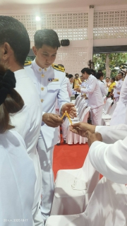 ไฟล์แนบ การประปาส่วนภูมิภาคสาขาบางสะพาน เข้าร่วมกิจกรรมเฉลิมพระเกียรติพระบาทสมเด็จพระเจ้าอยู่หัว เนื่องในโอกาสวันเฉลิมพระชนมพรรษา 28 กรกฎาคม 2568