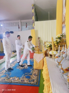 ไฟล์แนบ การประปาส่วนภูมิภาคสาขาบางสะพาน เข้าร่วมกิจกรรมเฉลิมพระเกียรติพระบาทสมเด็จพระเจ้าอยู่หัว เนื่องในโอกาสวันเฉลิมพระชนมพรรษา 28 กรกฎาคม 2568