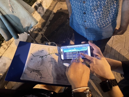 ไฟล์แนบ กปภ.สาขาสมุทรสาคร (พ) ลงพื้นที่ดำเนินการ Step Test ค้นหาท่อแตก-ท่อรั่ว บริเวณ DMA-04-โรงพยาบาลวิชัยเวช