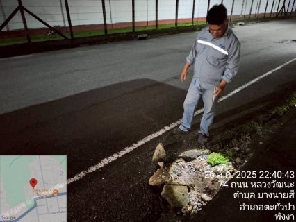 ไฟล์แนบ กปภ.สาขาตะกั่วป่า ดำเนินงานตามแผนบริหารจัดการน้ำสูญเสียเชิงรุก ทำ Step Test พื้นที่ MM-02 สถานีผลิตน้ำโคกเคียน-ย่านยาว พร้อมซ่อมปิดจุด เพื่อลดการเกิดน้ำสูญเสีย