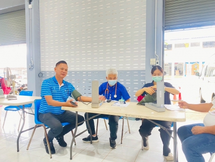 ไฟล์แนบ กปภ.สาขาคลองใหญ่ เข้าร่วมกิจกรรมบริจาคโลหิต พร้อมสนับสนุนน้ำดื่มบรรจุขวดตราสัญลักษณ์ กปภ. ให้กับ ที่ว่าการอำเภอคลองใหญ่