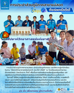 ไฟล์แนบ กปภ.สาขาแม่สอดจัดแสดงนิทรรศการ วันวิทยาศาสตร์แห่งชาติ ประจำปี 2568