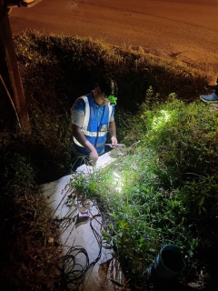 ไฟล์แนบ กปภ.สาขาคลองท่อม ลงพื้นที่ดำเนินการทำ Step test