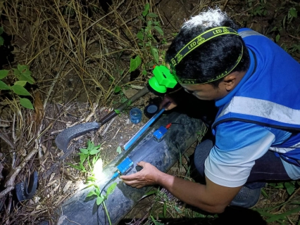 ไฟล์แนบ กปภ.สาขาคลองท่อม ลงพื้นที่ดำเนินการทำ Step test