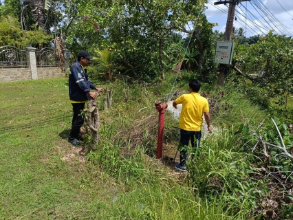 ไฟล์แนบ กปภ.สาขาคลองท่อมดำเนินการเปิดล้างระบายตะกอนในเส้นท่อจ่ายน้ำ (Blow off) ผ่านหัวดับเพลิง