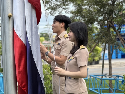 ไฟล์แนบ กปภ.สาขาสมุทรสาคร (พ) จัดกิจกรรมเคารพธงชาติและร้องเพลงชาติไทย