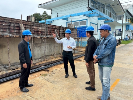 ไฟล์แนบ ผู้ช่วยผู้อำนวยการการประปาส่วนภูมิภาคเขต5(วิชาการ) ลงพื้นที่ติดตามความคืบหน้าโครงการ "'งานวางท่อส่งน้ำและก่อสร้างสถานีจ่ายน้ำ การประปาส่วนภูมิภาคสาขาสายบุรี อำเภอปะนาเระ จังหวัดปัตตานี"