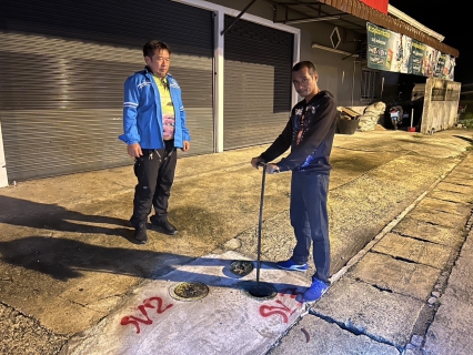 ไฟล์แนบ กปภ.สาขาขนอม ลงพื้นที่ปฏิบัติงานลดน้ำสูญเสีย โดยวิธี Step Test mm-03  บริเวณพื้นที่ให้บริการสถานีจ่ายน้ำท้องเนียน ต.ท้องเนียน อ.ขนอม จ.นครศรีธรรมราช ตามแผนปฏิบัติการลดน้ำสูญเสีย