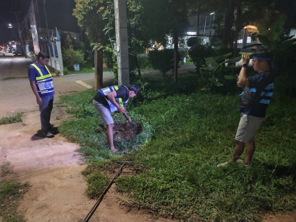 ไฟล์แนบ การประปาส่วนภูมิภาคสาขาสาขาหนองบัวแดง ทำการออกสำรวจหาท่อแตก-รั่ว โดยวิธีการ (STEP TEST)