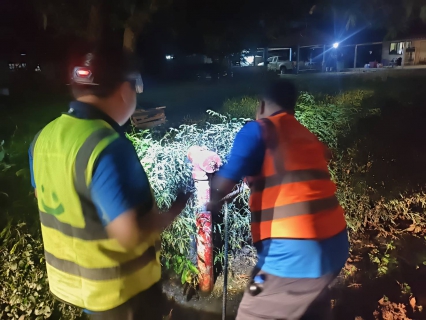 ไฟล์แนบ  กปภ.สาขากบินทร์บุรี ลงพื้นที่ปฏิบัติการลดน้ำสูญเสีย ตรวจสอบหาสาเหตุและแก้ปัญหาน้ำไหลอ่อน  เพื่อบรรเทาความเดือดร้อนให้กับลูกค้า