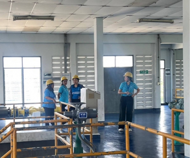 ไฟล์แนบ การประปาส่วนภูมิภาคสาขาเดิมบางนางบวช นำโดยนายยุทธนา ต๊ะปินตา ผู้จัดการ พร้อมหัวหน้าและพนักงานในสังกัดฯ ศึกษาดูงาน