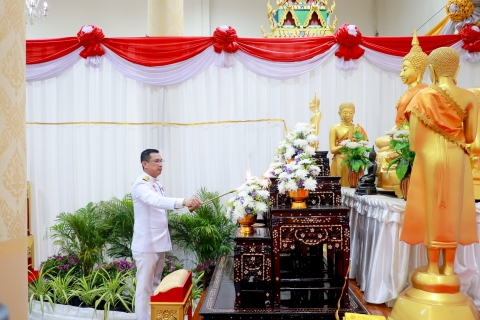 ไฟล์แนบ กปภ.สาขามหาสารคาม เข้าร่วมพิธีเจริญพระพุทธมนต์และทำบุญตักบาตร กิจกรรมเฉลิมพระเกียรติพระบาทสมเด็จพระปรเมนทรมหาอานันทมหิดล พระอัฐมรามาธิบดินทร เนื่องในโอกาสวันพระบรมราชสมภพ ครบ 100 ปี 20 กันยายน 2568