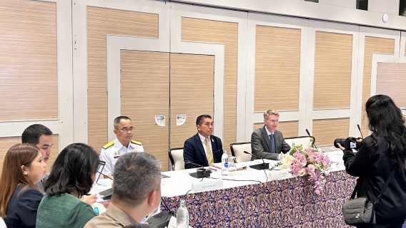 ไฟล์แนบ กปภ.สาขาภูเก็ต เข้าร่วมสัมมนา "จากวิสัยทัศน์สู่การปฏิบัติ : พิมพ์เขียวการบูรณาการความร่วมมือภาคต่างประเทศ ภาครัฐ และภาคเอกชนจังหวัดภูเก็ต"