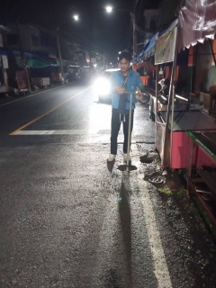 ไฟล์แนบ กปภ.สาขากาญจนดิษฐ์ ลงพื้นที่สำรวจเพื่อค้นหาท่อแตก-รั่ว โดยวิธี Step test ในพื้นที่ DMA-01-02 บริเวณสี่แยกท่าทองใหม่ อ.กาญจนดิษฐ์ จ.สุราษฎร์ธานี ตามแผนปฏิบัติการลดน้ำสูญเสีย