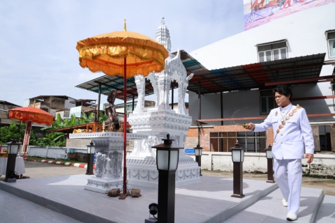 ไฟล์แนบ การประปาส่วนภูมิภาคสาขาขอนแก่น (ชั้นพิเศษ)จัดพิธีตั้งศาลเเละอัญเชิญ บวงสรวงพระแม่ธรณีวิสุทธิสรรพสักขีบารมีธำรงชล เเละพระชัยมงคล(พระภูมิเจ้าที่)