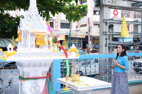 ไฟล์แนบ การประปาส่วนภูมิภาคสาขาขอนแก่น (ชั้นพิเศษ)จัดพิธีตั้งศาลเเละอัญเชิญ บวงสรวงพระแม่ธรณีวิสุทธิสรรพสักขีบารมีธำรงชล เเละพระชัยมงคล(พระภูมิเจ้าที่)