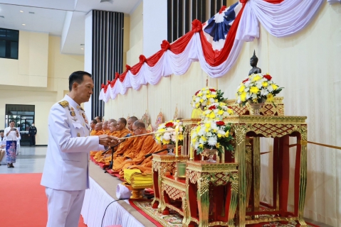 ไฟล์แนบ กปภ.สาขานราธิวาส ร่วมพิธีเจริญพระพุทธมนต์และทำบุญตักบาตรถวายพระราชกุศล และร่วมวางพุ่มดอกไม้ถวายราชสักการะ เฉลิมพระเกียรติ เนื่องในโอกาสวันคล้ายวันพระบรมราชสมภพครบ 100 ปี พระบาทสมเด็จพระปรเมนทรมหาอานันทมหิดล พระอัฐมรามาธิบดินทร 20 กันยายน 2568
