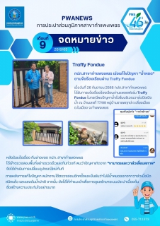 ไฟล์แนบ กปภ.สาขากำแพงเพชร เร่งแก้ไขปัญหา "น้ำหยด" ตามข้อร้องเรียนผ่าน Traffy Fondue