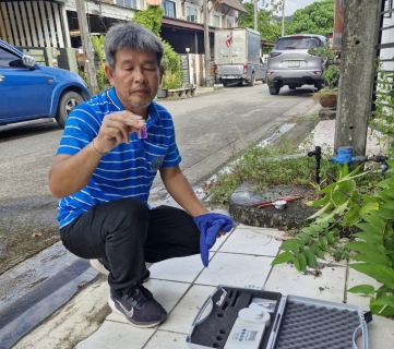 ไฟล์แนบ กปภ.สาขาภูเก็ต นำทีมลงพื้นที่ บริเวณหมู่บ้านสบายวิลเลจ 1 ซอย 6 กะทู้ ตำบลกะทู้ อำเภอกะทู้ จังหวัดภูเก็ต เพื่อดำเนินการตรวจสอบคุณภาพน้ำ