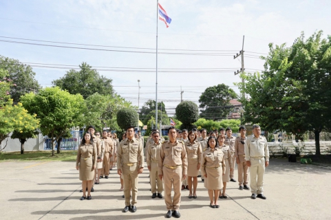 ไฟล์แนบ กปภ.ข.3 จัดกิจกรรมเคารพธงชาติและร้องเพลงชาติไทย เนื่องในวันพระราชทานธงชาติไทย (Thai National Flag Day) ประจำปี 2568 