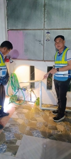 ไฟล์แนบ กปภ.สาขาปราณบุรี ลงพื้นที่ค้นหาท่อแตกรั่ว (ALC) พร้อมตรวจสอบแรงดันน้ำ บริเวณ หมู่ 2 และ หมู่ 4 ต.ปากน้ำปราณ อ.ปราณบุรี จ.ประจวบคีรีขันธ์ เพื่อแก้ไขปัญหาน้ำประปาไหลอ่อน -ไม่ไหลในพื้นที่