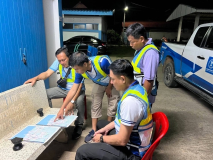 ไฟล์แนบ กปภ.สาขาปราณบุรี ลงพื้นที่ค้นหาท่อแตกรั่ว (ALC) พร้อมตรวจสอบแรงดันน้ำ บริเวณ หมู่ 2 และ หมู่ 4 ต.ปากน้ำปราณ อ.ปราณบุรี จ.ประจวบคีรีขันธ์ เพื่อแก้ไขปัญหาน้ำประปาไหลอ่อน -ไม่ไหลในพื้นที่