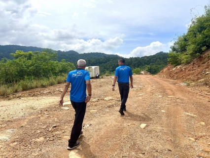 ไฟล์แนบ กปภ.สาขาขลุง ลงพื้นที่สำรวจความคืบหน้า "โครงการอ่างเก็บน้ำห้วยแห้งอันเนื่องมาจากพระราชดำริ"