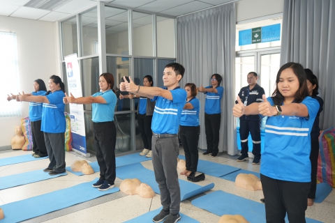 ไฟล์แนบ กปภ.ข.7 จัดอบรมปฐมพยาบาลและการกู้ชีพขั้นต้น เสริมทักษะพนักงานช่วยเหลือผู้ประสบเหตุอย่างถูกวิธี