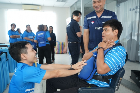 ไฟล์แนบ กปภ.ข.7 จัดอบรมปฐมพยาบาลและการกู้ชีพขั้นต้น เสริมทักษะพนักงานช่วยเหลือผู้ประสบเหตุอย่างถูกวิธี
