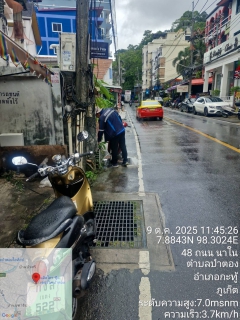 ไฟล์แนบ กปภ.สาขาภูเก็ต ลงพื้นที่สำรวจหาท่อแตกท่อรั่วเชิงรุก (ALC) บริเวณถนนนาใน  ต.ป่าตอง อ.กะทู้ และ ถนนหน้าหาดกะรน ต.กะรน อ.เมือง จ.ภูเก็ต