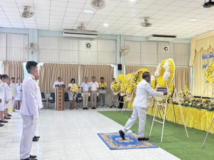 ไฟล์แนบ กปภ.สาขาท่าตะโก เข้าร่วมพิธีทำบุญตักบาตร และวางพวงมาลา เนื่องใน วันนวมินทรมหาราช 13 ตุลาคม 2568