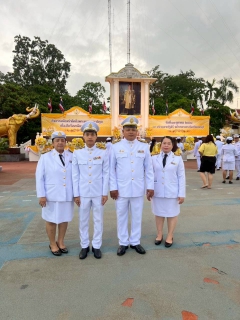 ไฟล์แนบ กปภ.สาขาเพชรบุรี ร่วมพิธีบำเพ็ญกุศลและวางพวงมาลา เนื่องในวันคล้ายวันสวรรคต พระบาทสมเด็จพระบรมชนกาธิเบศร มหาภูมิพลอดุลยเดชมหาราช บรมนาถบพิตร 13 ตุลาคม 2568