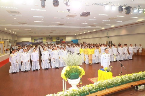 ไฟล์แนบ กปภ.สาขาขอนแก่น (พ)  ร่วมพิธีเจริญพระพุทธมนต์ พิธีวางพวงมาลา และตักบาตรถวายเป็นพระราชกุศล เนื่องในวันนวมินทรมหาราช 13 ตุลาคม 2568 