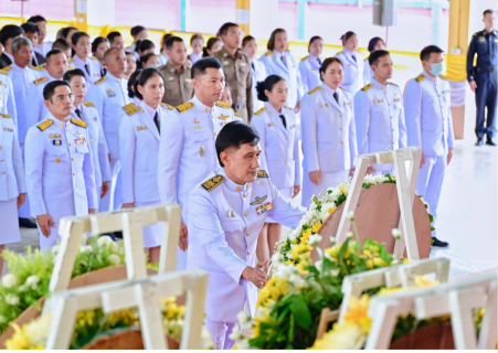 ไฟล์แนบ การประปาส่วนภูมิภาคสาขาเวียงสระ เข้าร่วมพิธีวางพวงมาลาถวายพระราชกุศล เนื่องในวันนวมินทรมหาราช ๑๓ ต.ค.๒๕๖๘