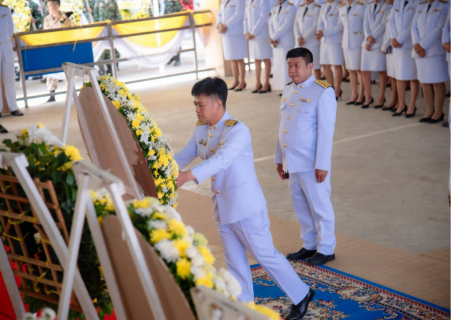 ไฟล์แนบ การประปาส่วนภูมิภาคสาขาเวียงสระ เข้าร่วมพิธีวางพวงมาลาถวายพระราชกุศล เนื่องในวันนวมินทรมหาราช ๑๓ ต.ค.๒๕๖๘