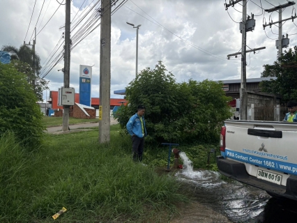 ไฟล์แนบ กปภ.สาขาครบุรี พร้อมดูแลคุณภาพน้ำประปา ดำเนินการตามแผนระบายตะกอนในเส้นท่อ